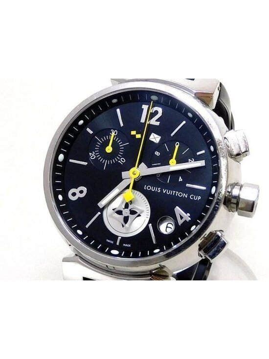 Louis Vuitton Quartz Watch Tambour la Bree Cup Chronograph Black main image 4